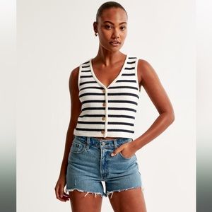 Abercrombie & Fitch Blue Jean Shorts